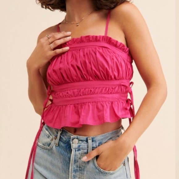 Free People Tops - Free People Gabi Tube Top in Pink